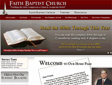 Tablet Screenshot of faithbaptistms.com